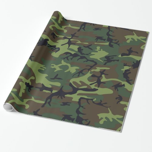 Camouflage Military Patterns Wrapping Paper