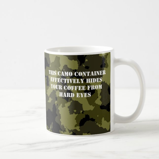 Camouflage Military Style Coffee Container Mug (Right)