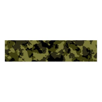 Camouflage Military Style Pattern Napkin Bands by DigitalSolutions2u at Zazzle