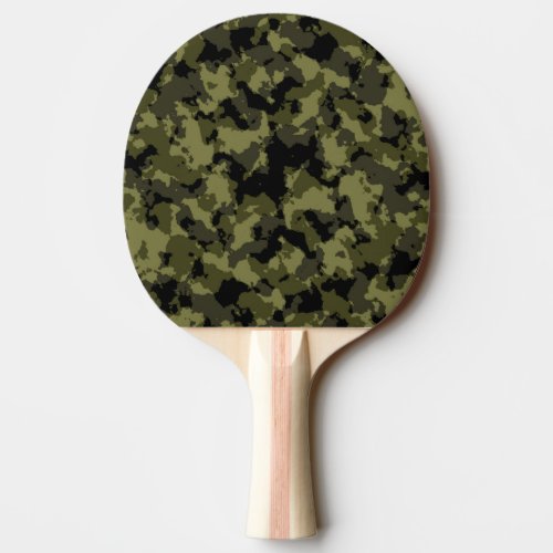 Camouflage military style pattern Ping_Pong paddle