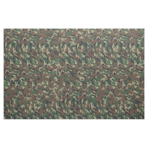 Camouflage Military Woodland Fabric
