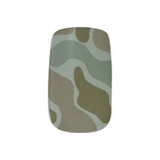 Camouflage Minx Nails Nail Art