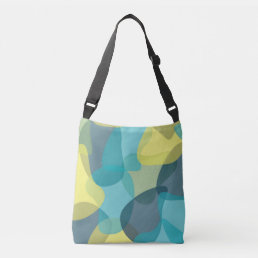 Camouflage, modern, cool, trendy, urban geometric crossbody bag