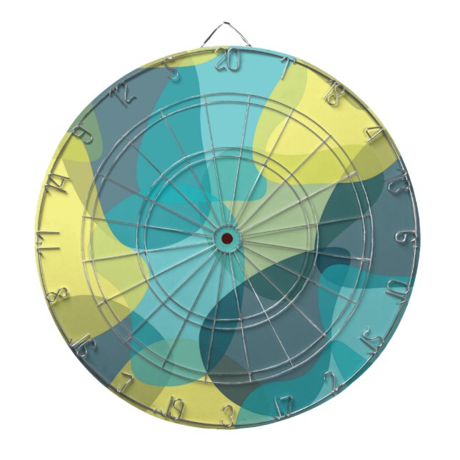 Camouflage, modern, cool, trendy, urban geometric dart board (Front)