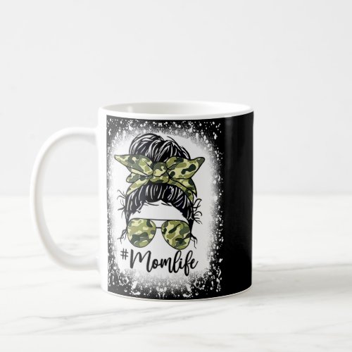 Camouflage Mom Life Bleached Tees For Mothers Day Coffee Mug