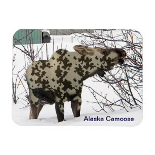 Camouflage Moose (Camoose) Magnet
