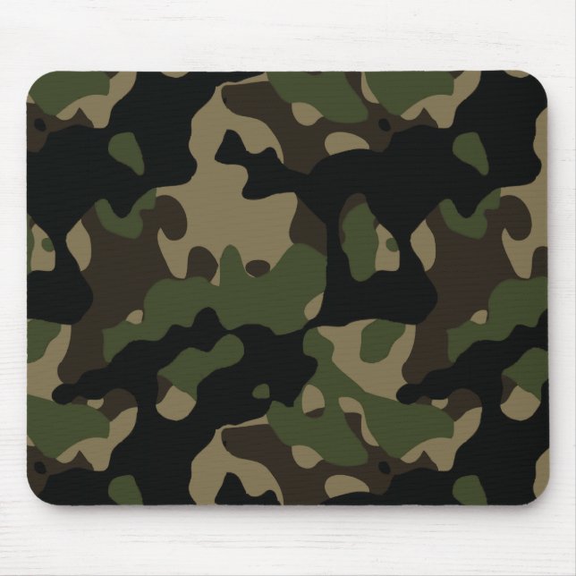 Camouflage mouse pad - non ID tag (Front)