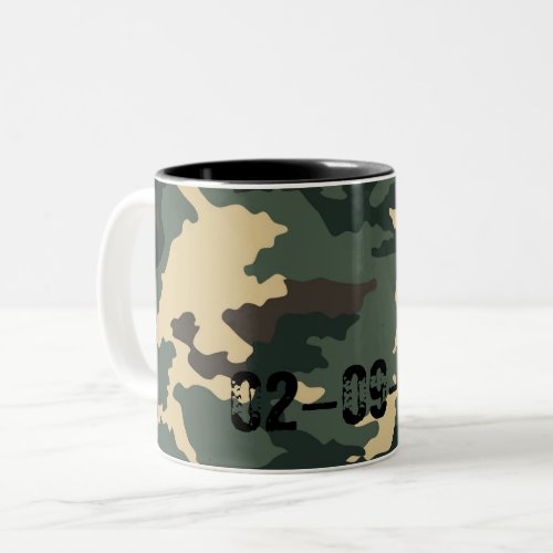 Camouflage Muster Sleeve For iPads Coffee Mug