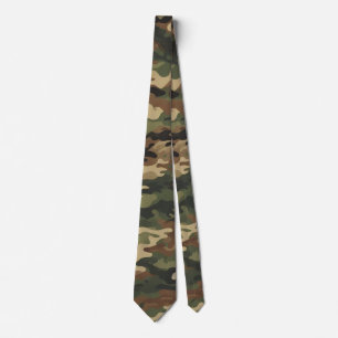 Camouflage Neck Tie
