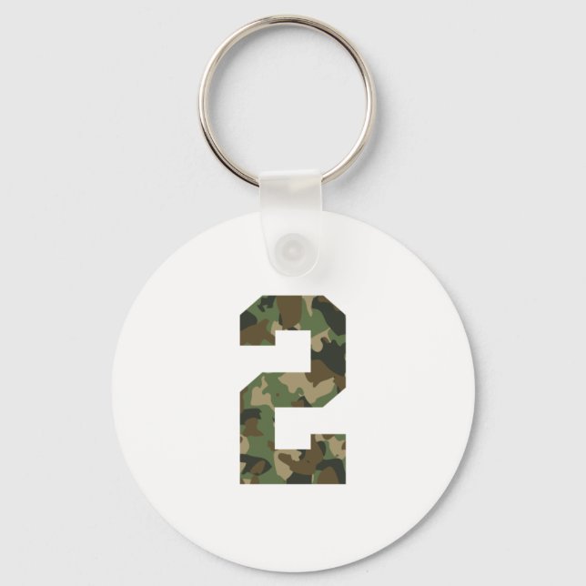 Camouflage Number 2 Keychain (Front)