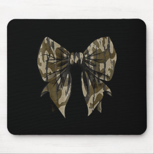 Camouflage Old Camo Bow Camo Coquette Bow Hunting Mouse Pad