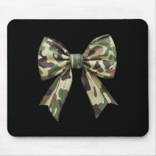 Camouflage Old Camo Bow Camo Coquette Bow Hunting Mouse Pad