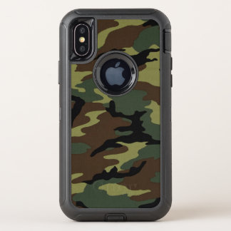 Camouflage OtterBox Defender iPhone X Case