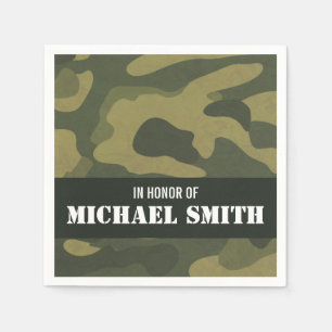 Camouflage Paper Napkins