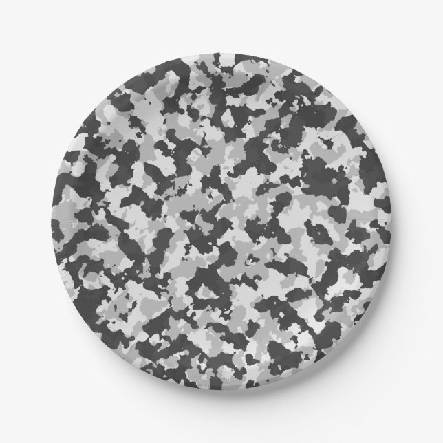 camouflage paper plates (Front)
