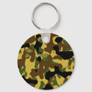 camouflage Pattern Keychain