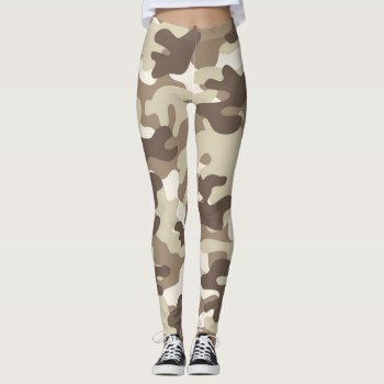 Camouflage Pattern Leggings by paul68 at Zazzle