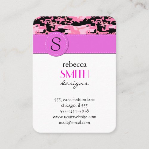 Camouflage Pattern Military Pattern Camo Army Business Card
