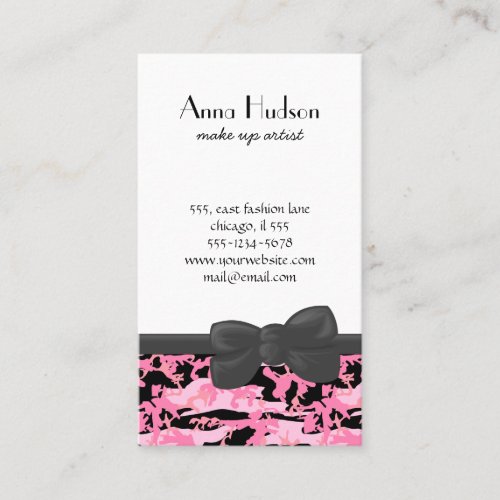 Camouflage Pattern Military Pattern Camo Army Business Card