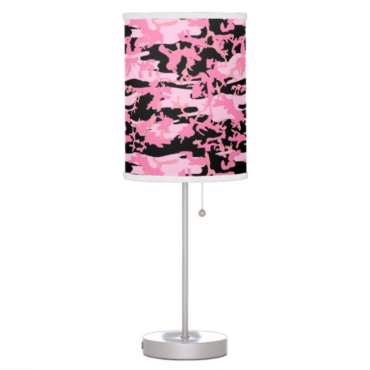 Camouflage Pattern, Military Pattern, Camo, Army Table Lamp (Left)