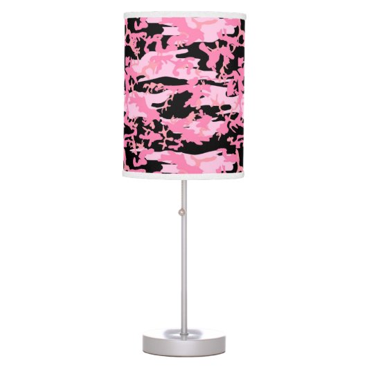Camouflage Pattern, Military Pattern, Camo, Army Table Lamp (Front)