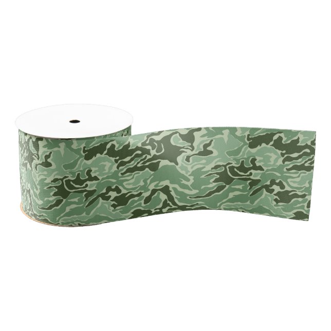 Camouflage Pattern Ribbon (Spool)