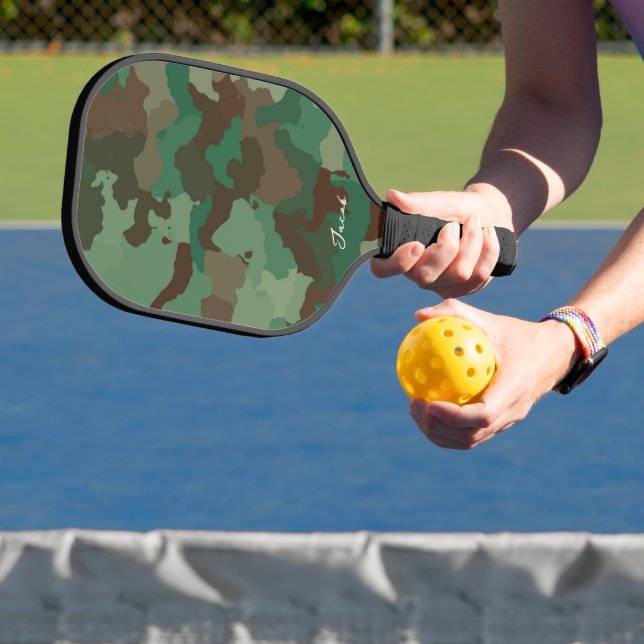 Camouflage Personalized Pickleball Paddle (Insitu)