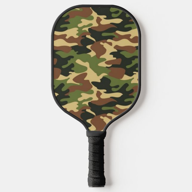 camouflage pickleball paddle (Front)