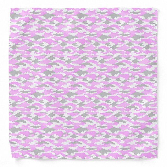 Camouflage (pink) Bandana (Front)