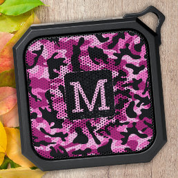 Camouflage Pink Cool Personalized Girly Camo Bluetooth Speaker