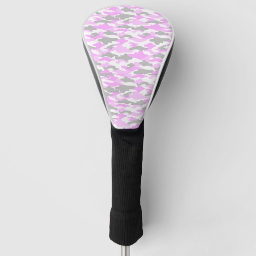 CAMOUFLAGE PINK GOLF HEAD COVER