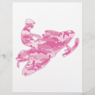 Camouflage Pink Sled on Black copy Flyer