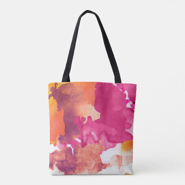 Camouflage Pink Tote Bag (Back)