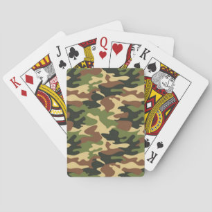 camouflage poker cards