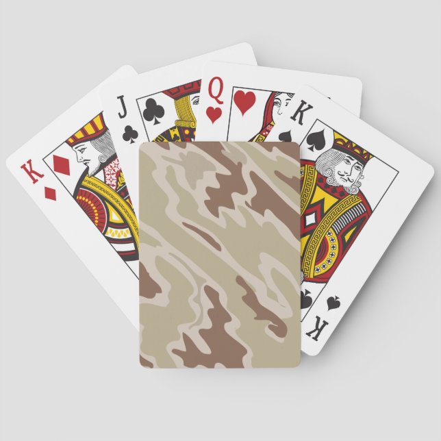 Camouflage Poker Cards (Back)