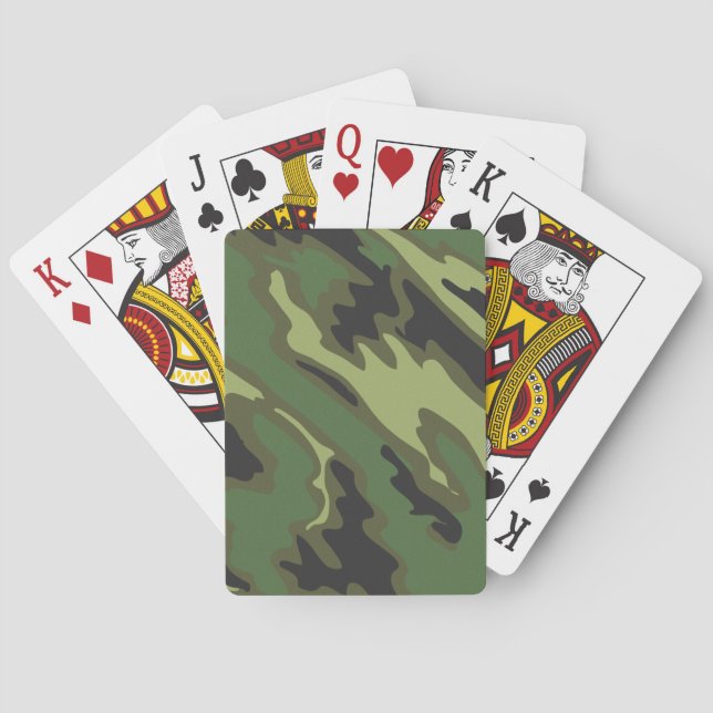 Camouflage Poker Cards (Back)