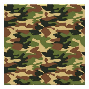 camouflage poster