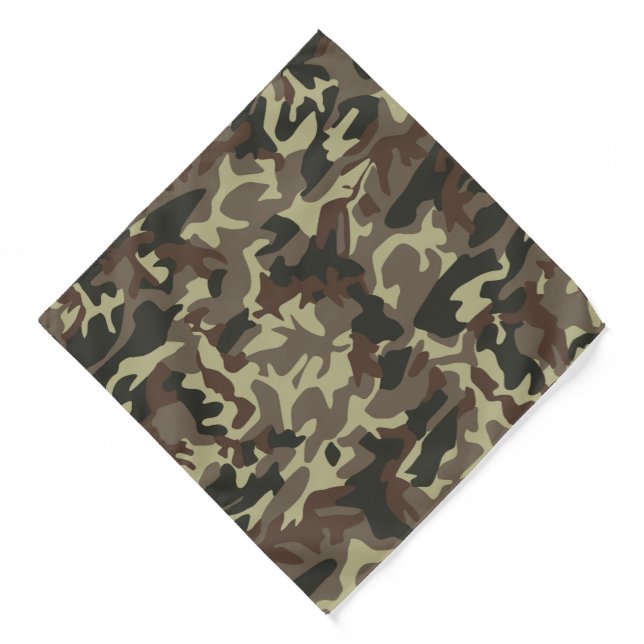 Camouflage Print Bandana (Front)