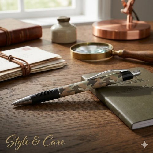 Camouflage Print Emmy Pen Elegant Writing Tool