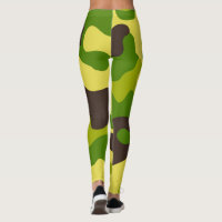 Camouflage seamless color pattern. leggings