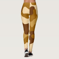 Camouflage seamless pattern leggings