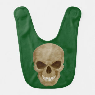 Camouflage Skull Baby Bib