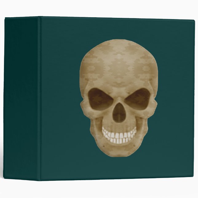 Camouflage Skull Binder (Front/Spine)