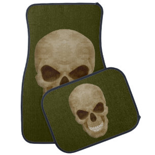 Camouflage Skull Car Mats