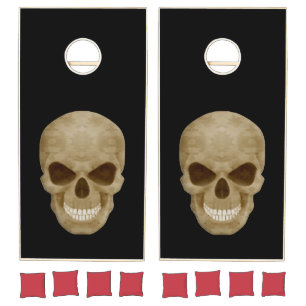 Camouflage Skull Cornhole Set