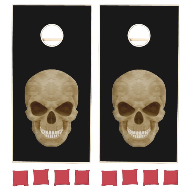 Camouflage Skull Cornhole Set (Set)