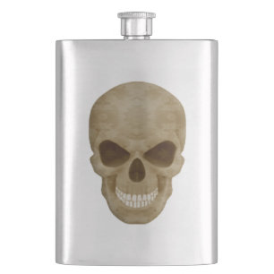 Camouflage Skull Flask