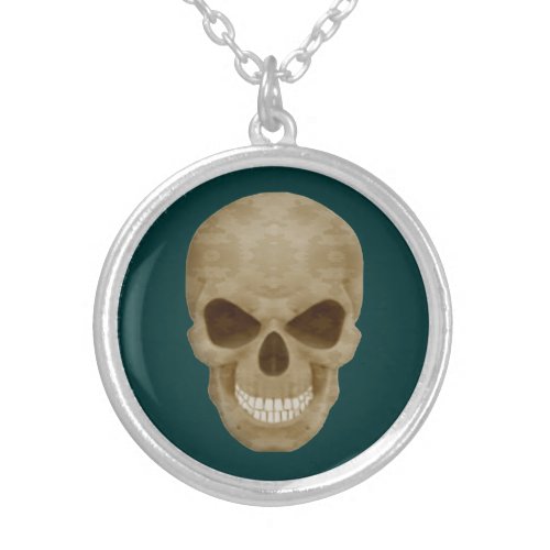 Camouflage Skull Necklace