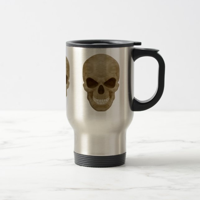 Camouflage Skull Travel Mug (Right)