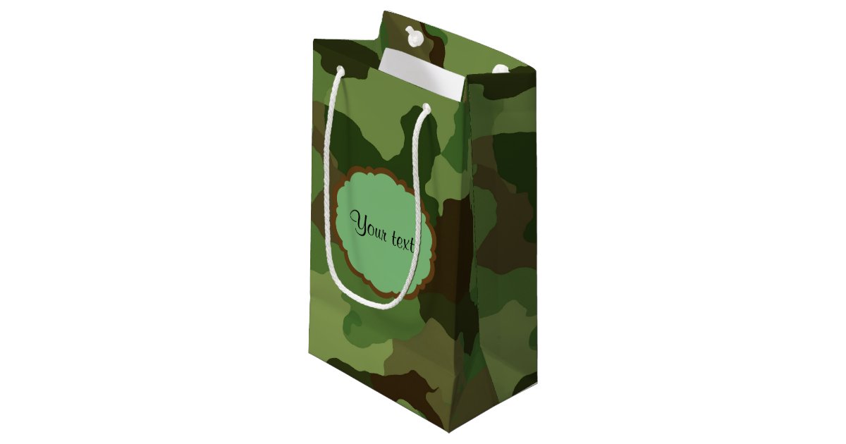 Camouflage Small Gift Bag